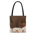 Tote Bag - Tender Newborn Hand in Soft Muslin Blanket |...