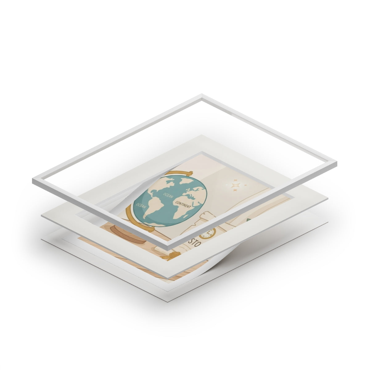 Fine Art Print - Passepartout Scholar — Portrait (11×14 &......