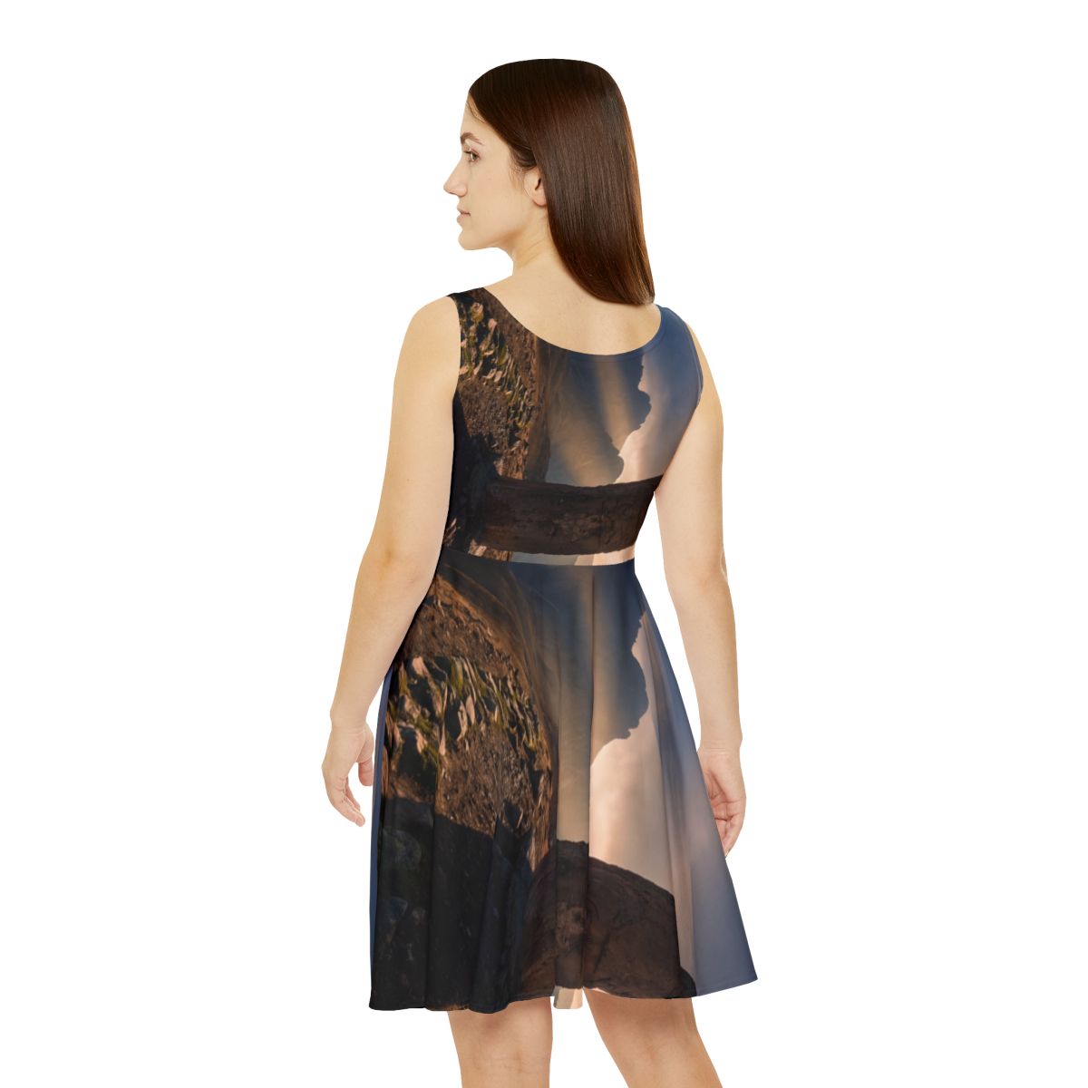 Women's Skater Dress - Mystic Monolith Ancient Persian... |...