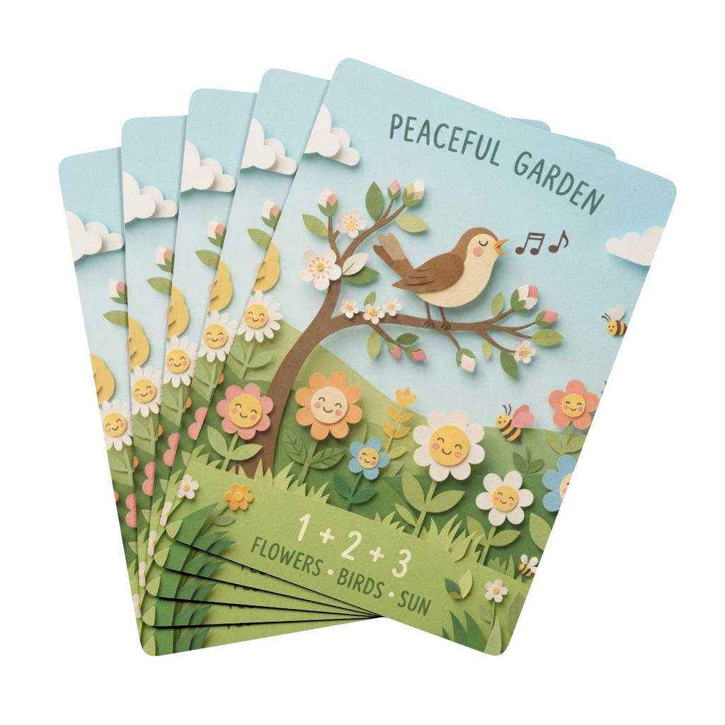 Poker Playing Cards - Peaceful Garden Deck | Echovira...