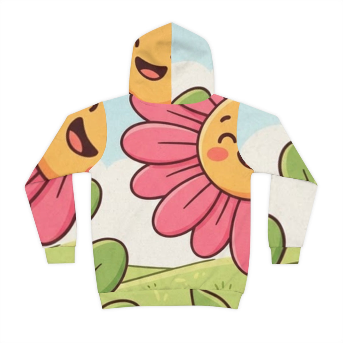 Children's Hoodie - Sunny Daisy Meadow | Echovira Gallery