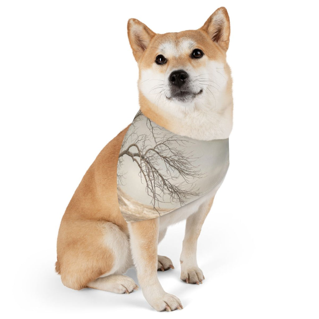 Pet Bandana Collar - Winter Branch Solitude Landscape |...