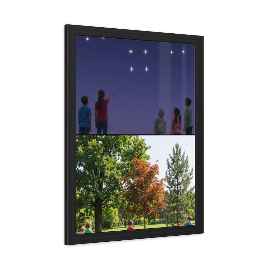 Framed Poster - Little Explorer — Portrait
