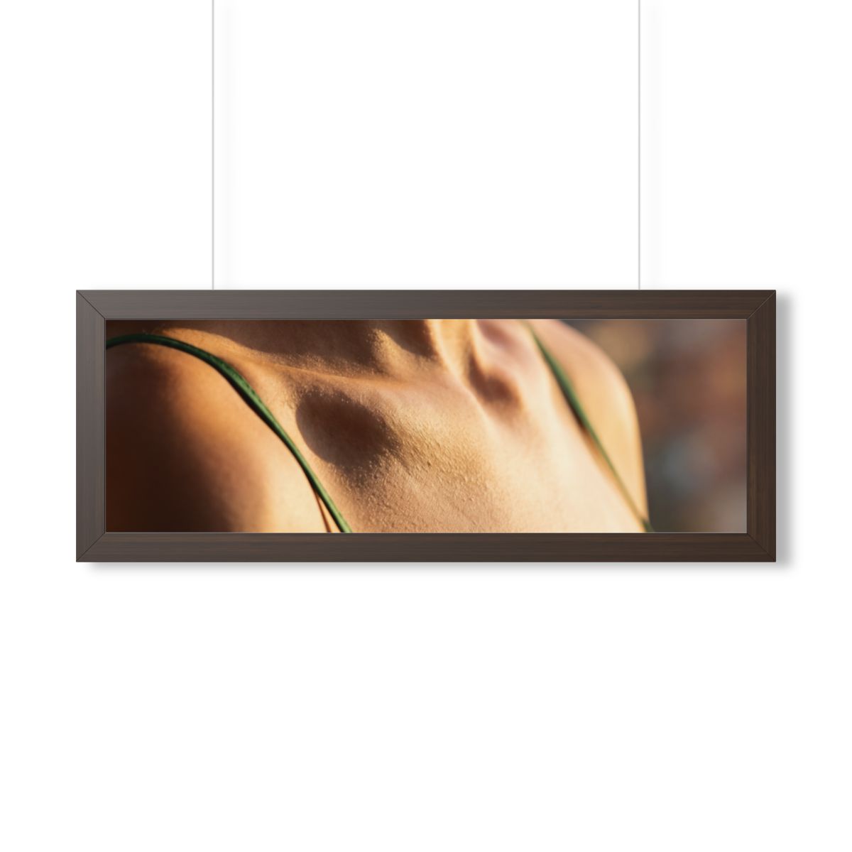 Framed Horizontal Poster - Golden Hour Glow - Minimalist......