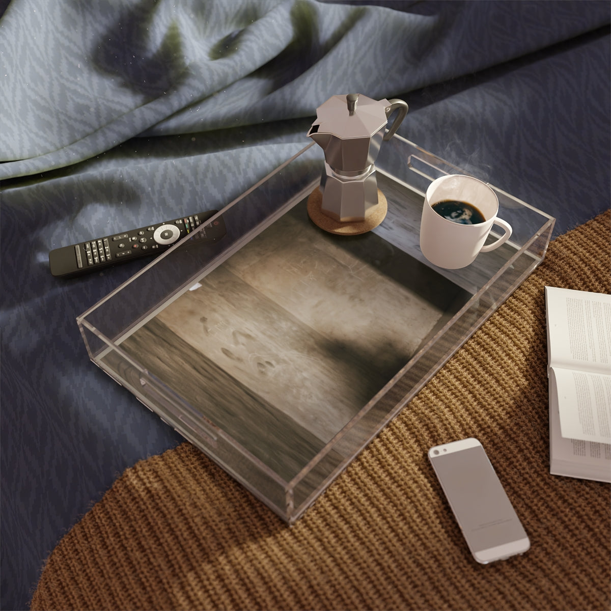 Acrylic Serving Tray - Shadows of the Citadel moody... |...