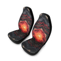 Car Seat Covers - Crimson Mandala Sanctum | Echovira Gallery