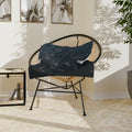 Velveteen Blanket - Midnight Ripple | Echovira Gallery