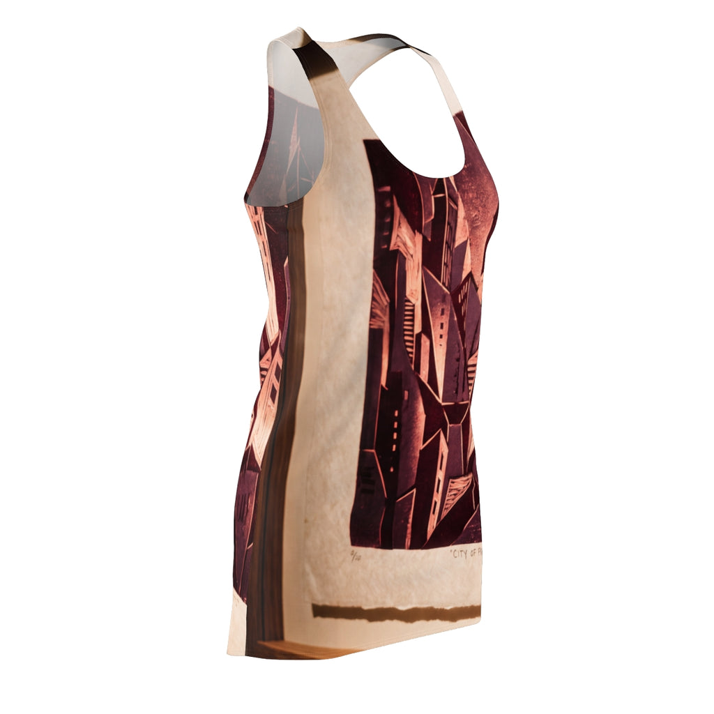 Geometric Architecture Women's Racerback Dress