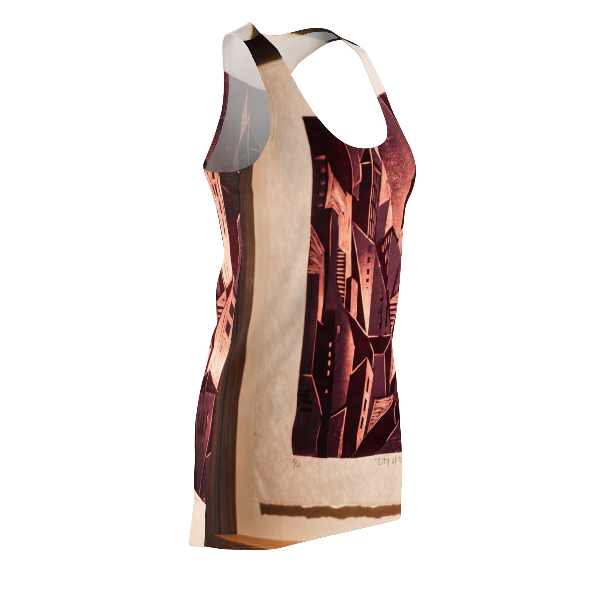 Geometric Architecture Women's Racerback Dress