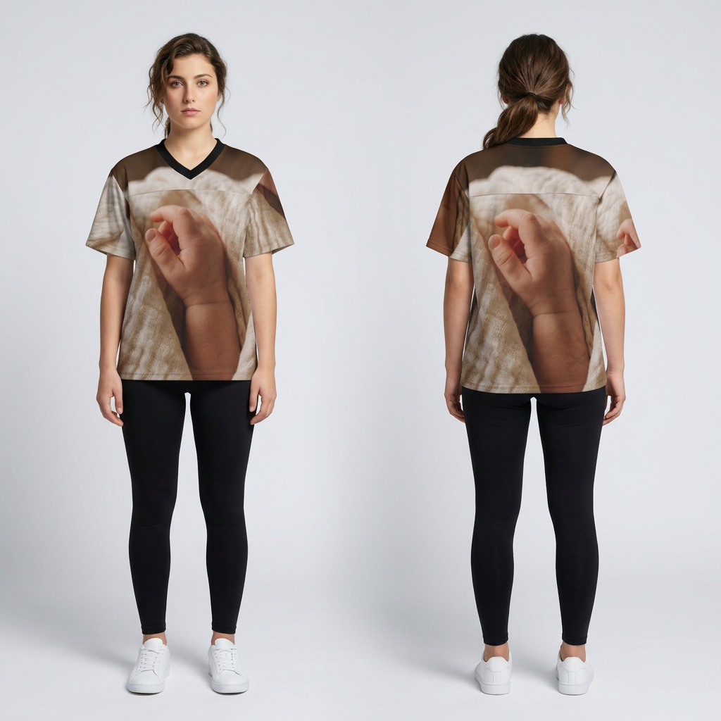 Football Jersey - Soft Neutral Vibe