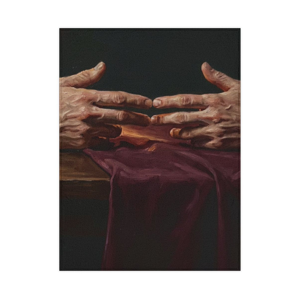 Candlelit Hands Toddler Blanket