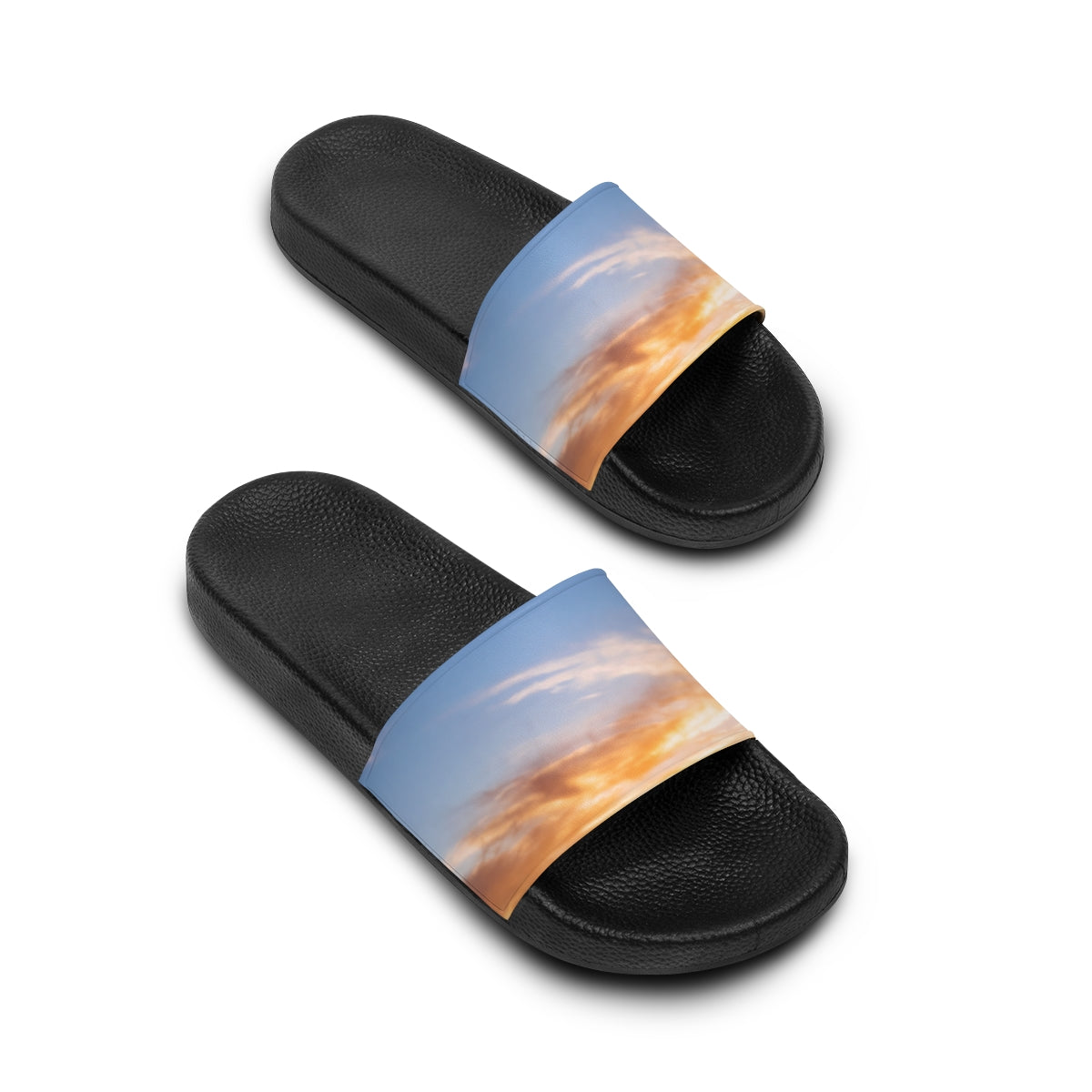 Men's Slide Sandals - Epic Mountain Sunrise