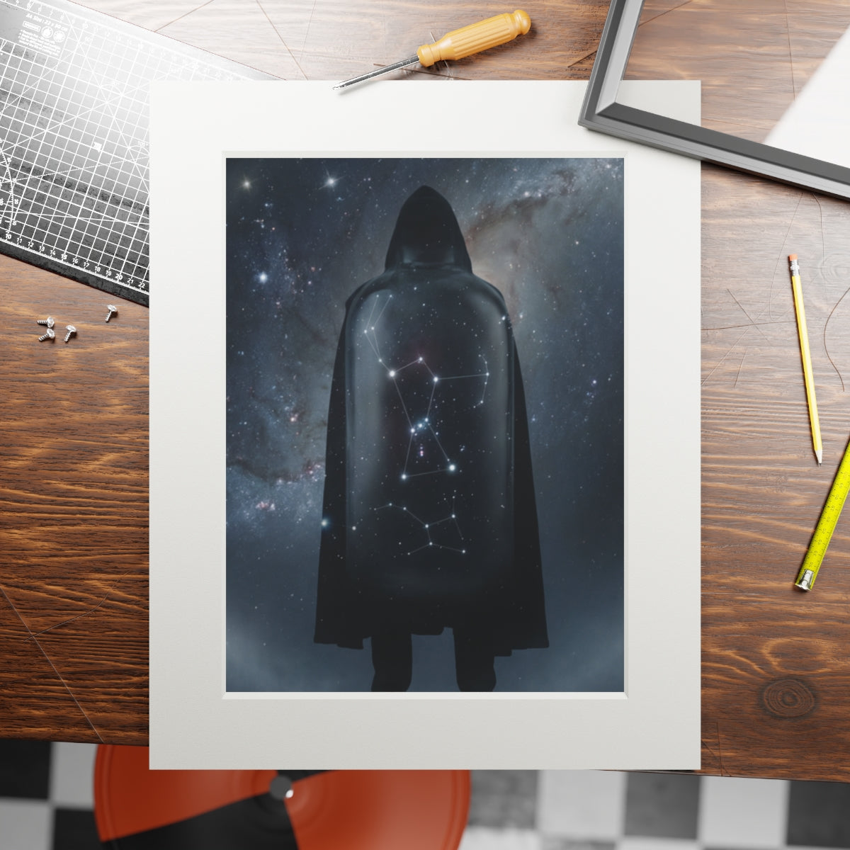 Fine Art Prints - Cosmic Sentinel Orion Constellation Art —...