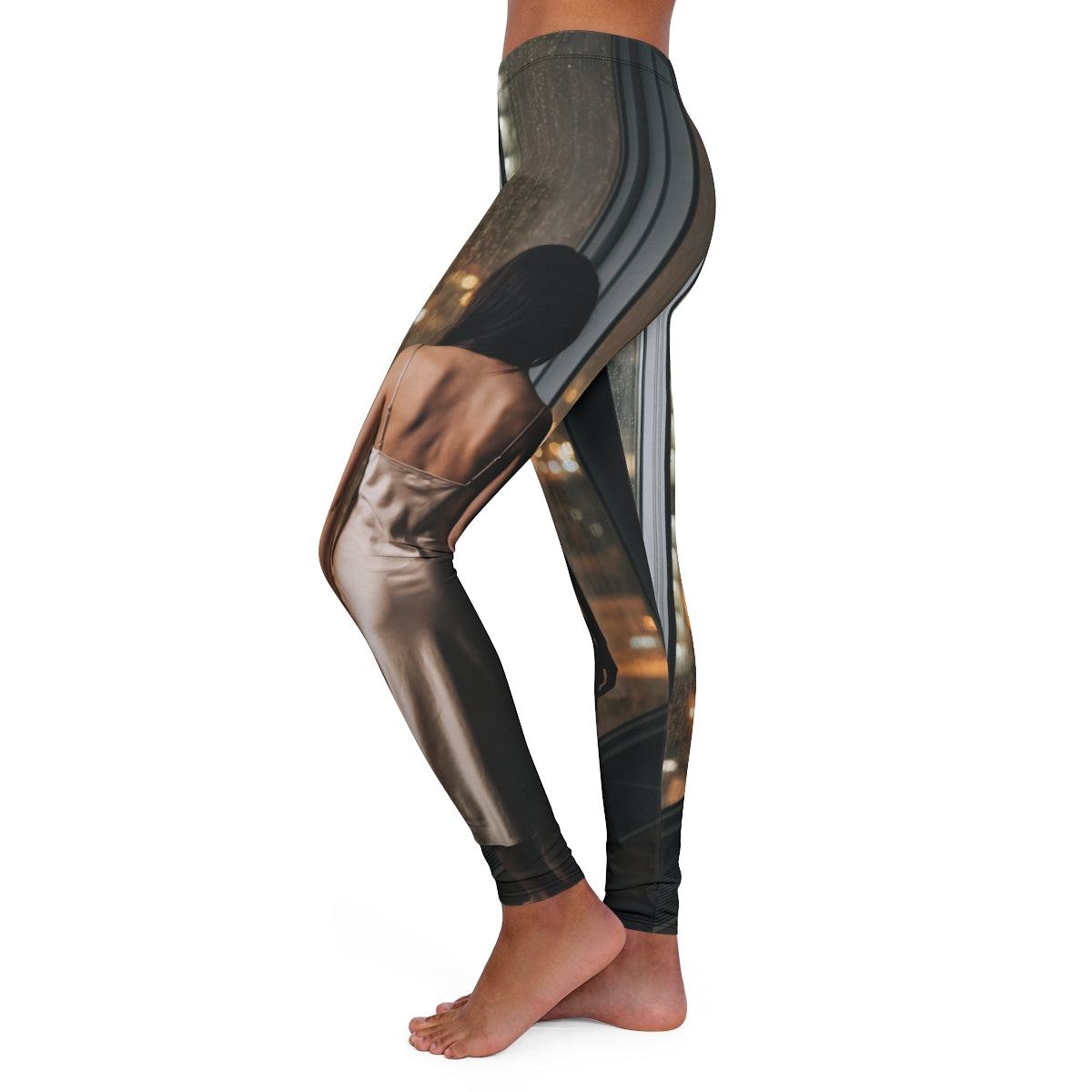 Casual Spandex Leggings - Night