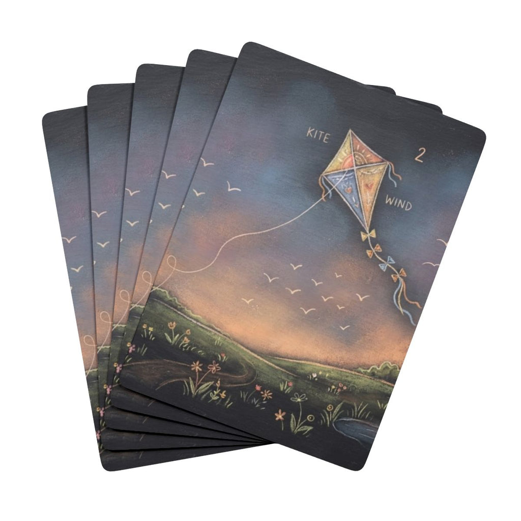 Poker Playing Cards - Twilight Kite Meadow | Echovira...