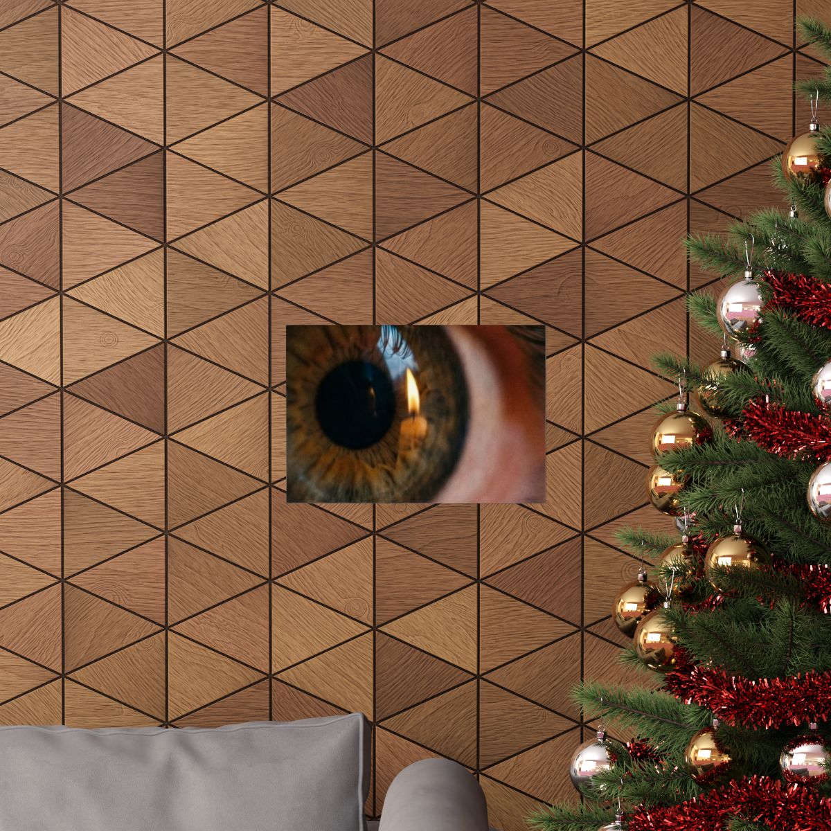 Matte Horizontal Posters - Amber Iris Reflection Fine Art......