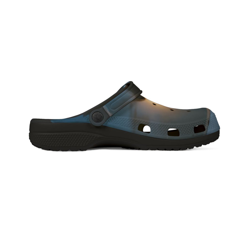 Midnight Shadow Rubber Shoes - Cinematic Walking Sneakers |...
