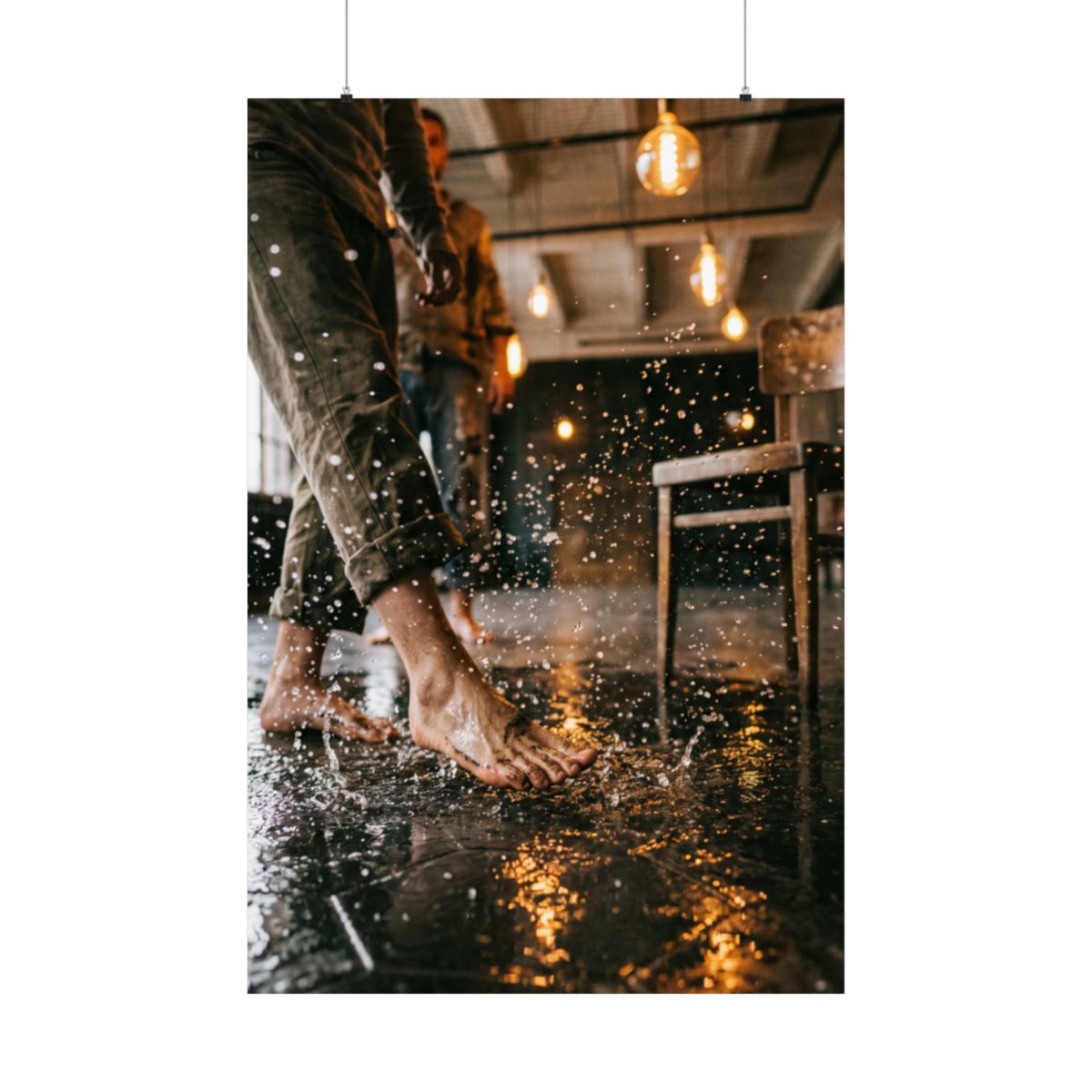 Matte Vertical Poster - Studio Kinetic Pause (8×10 & 36×54)...
