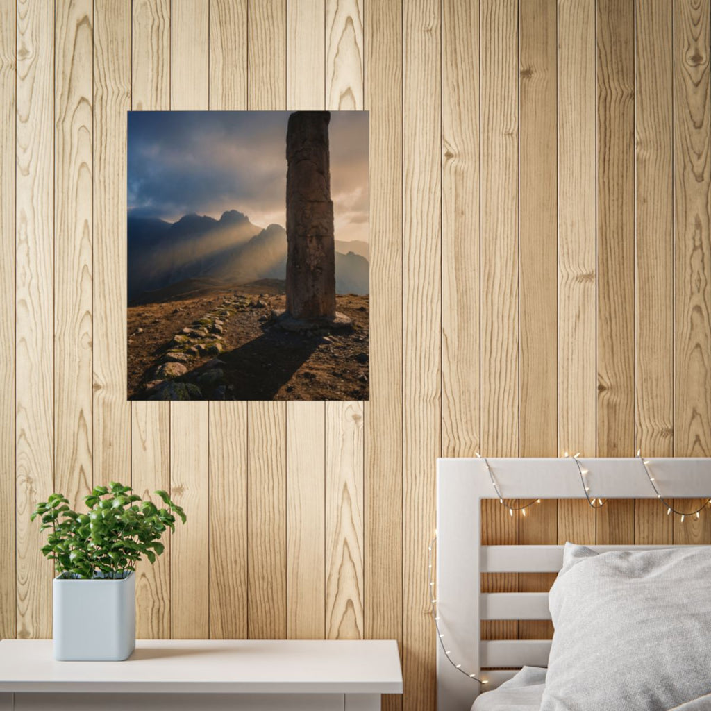 Unframed Poster - Epic Lion Monument