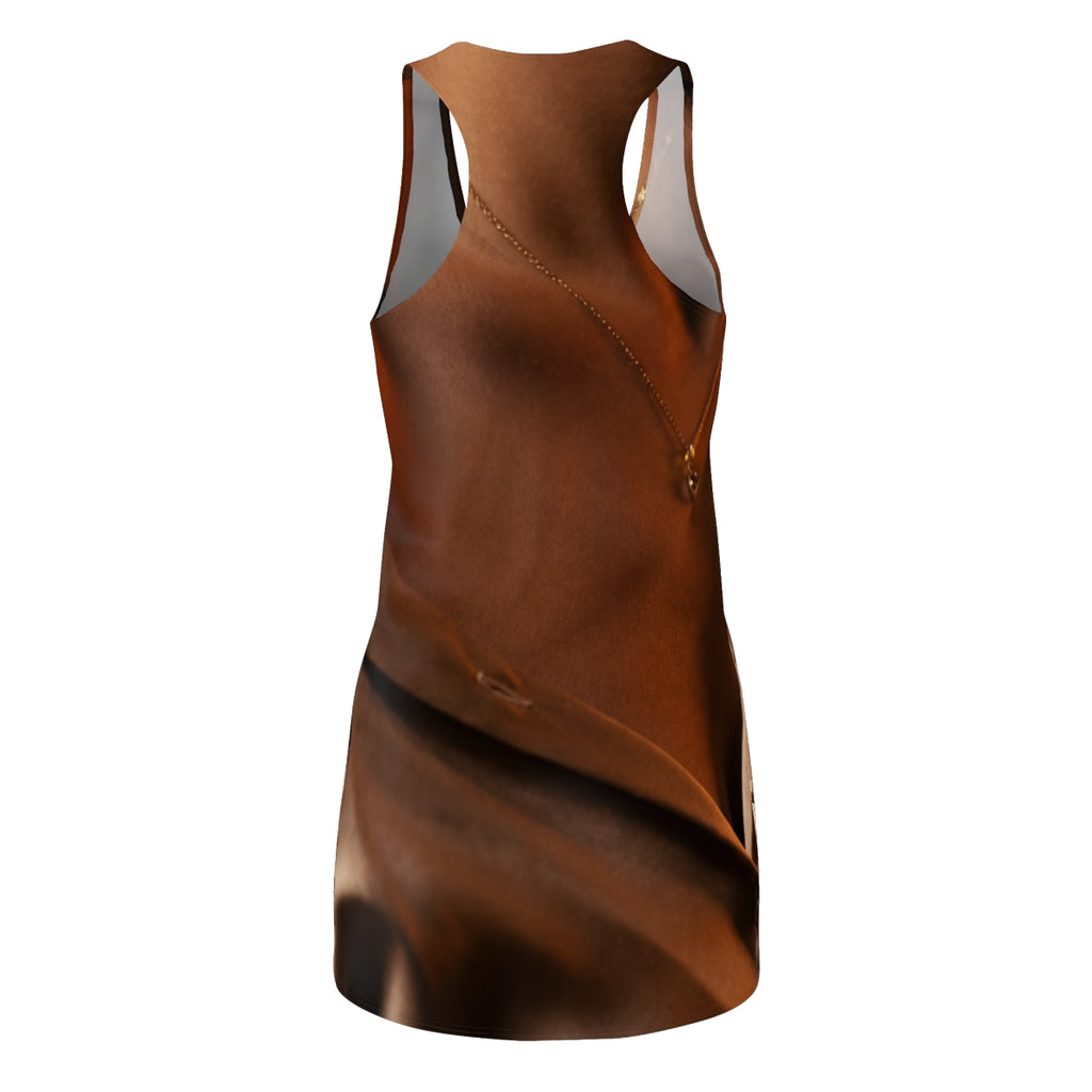Women's Cut & Sew Racerback Dress - Golden Silk Evening Glow...