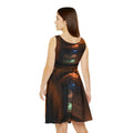Women's Skater Dress - Shadowed Alleyway Mystery Art Print |...