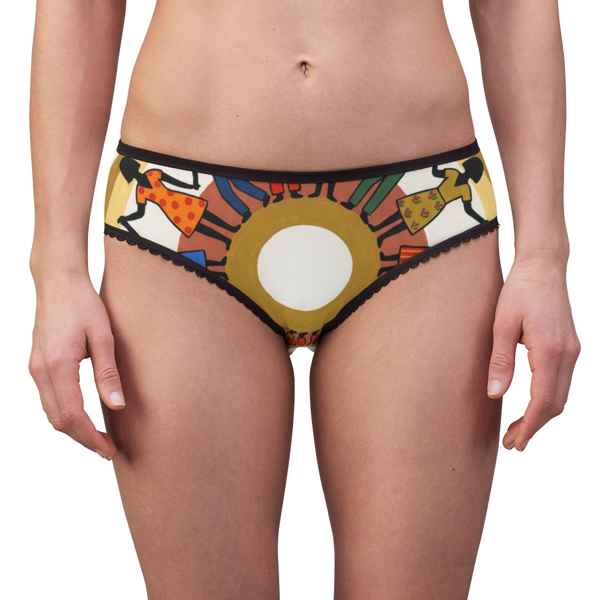 Women's Briefs - Unity Mandala Folk Art | Echovira Gallery