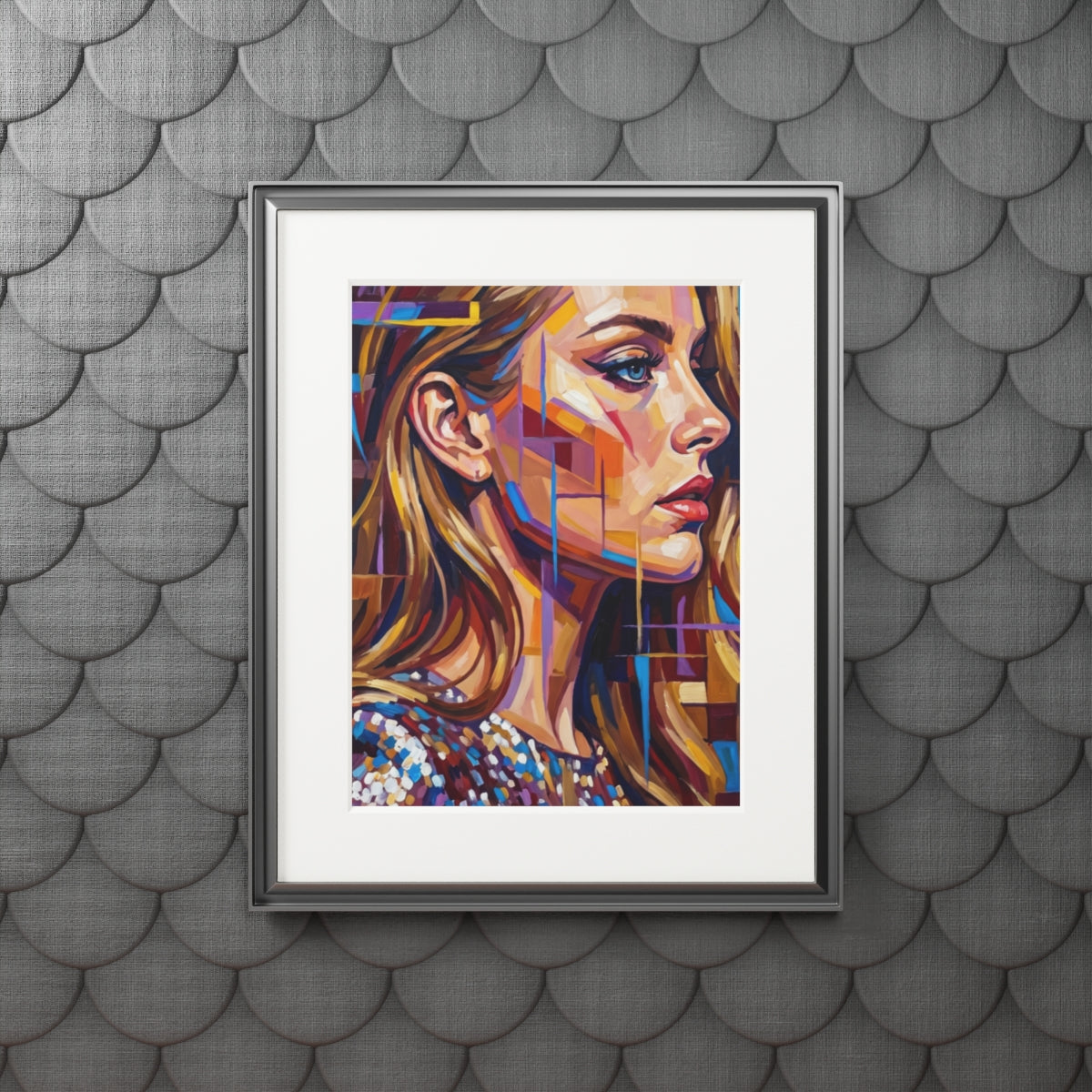 Fine Art Print with Frame - Shattered Elegance (11×14 &... |...