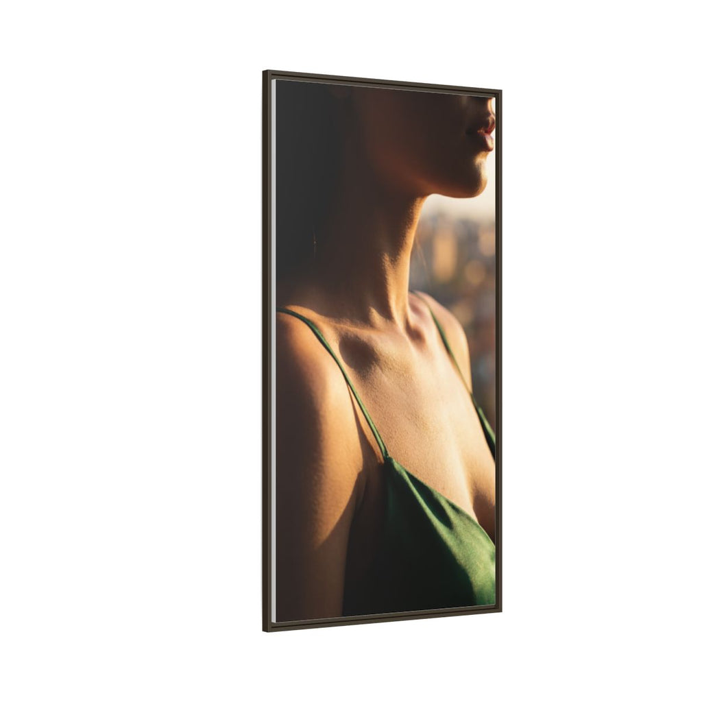 Framed Matte Canvas - Sunlit Muse