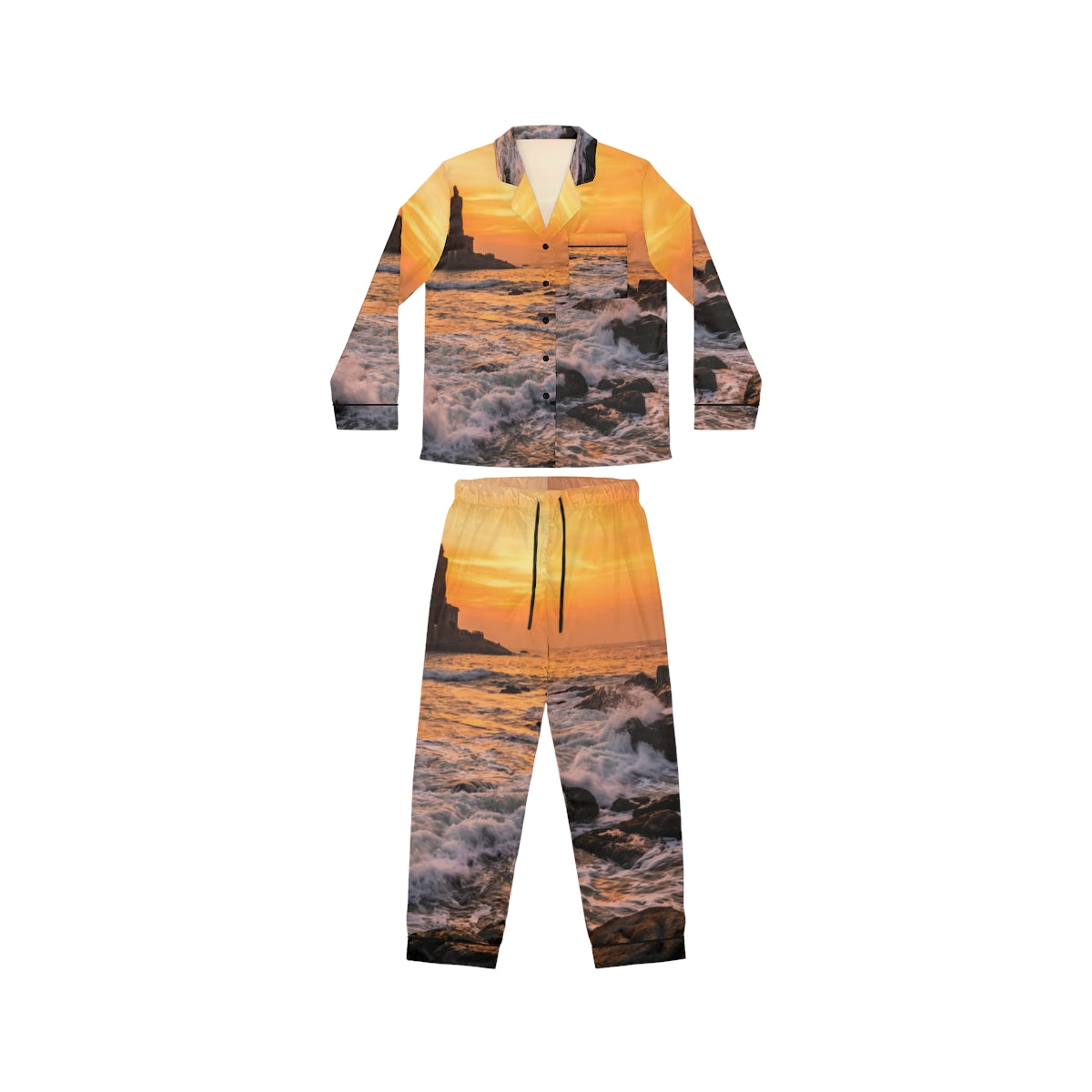 Women's Satin Pajamas - Majestic Dawn
