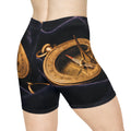 Vintage Brass Sundial Women's Biker Shorts