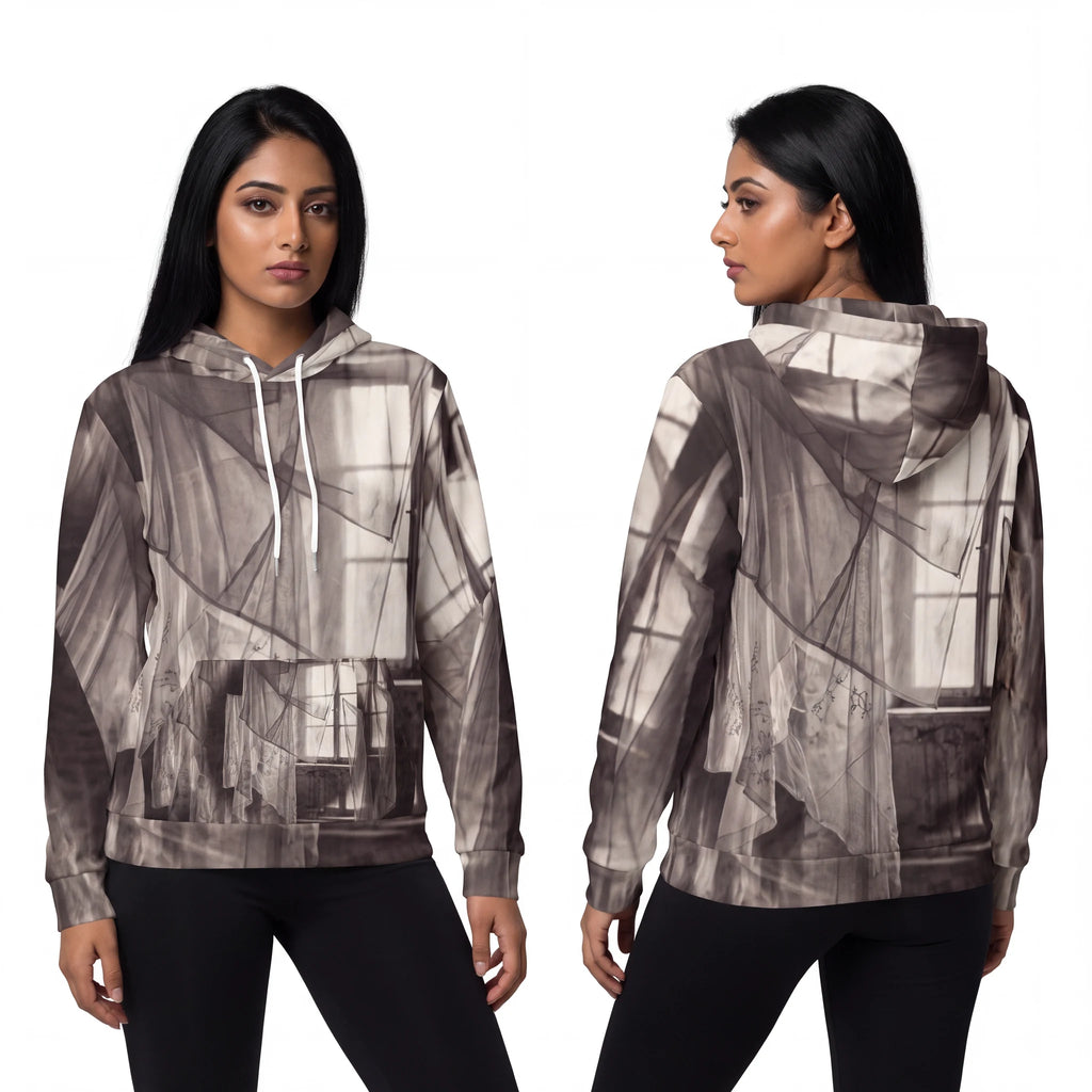 Fashion Hoodie - Spectral Veils | Echovira Gallery