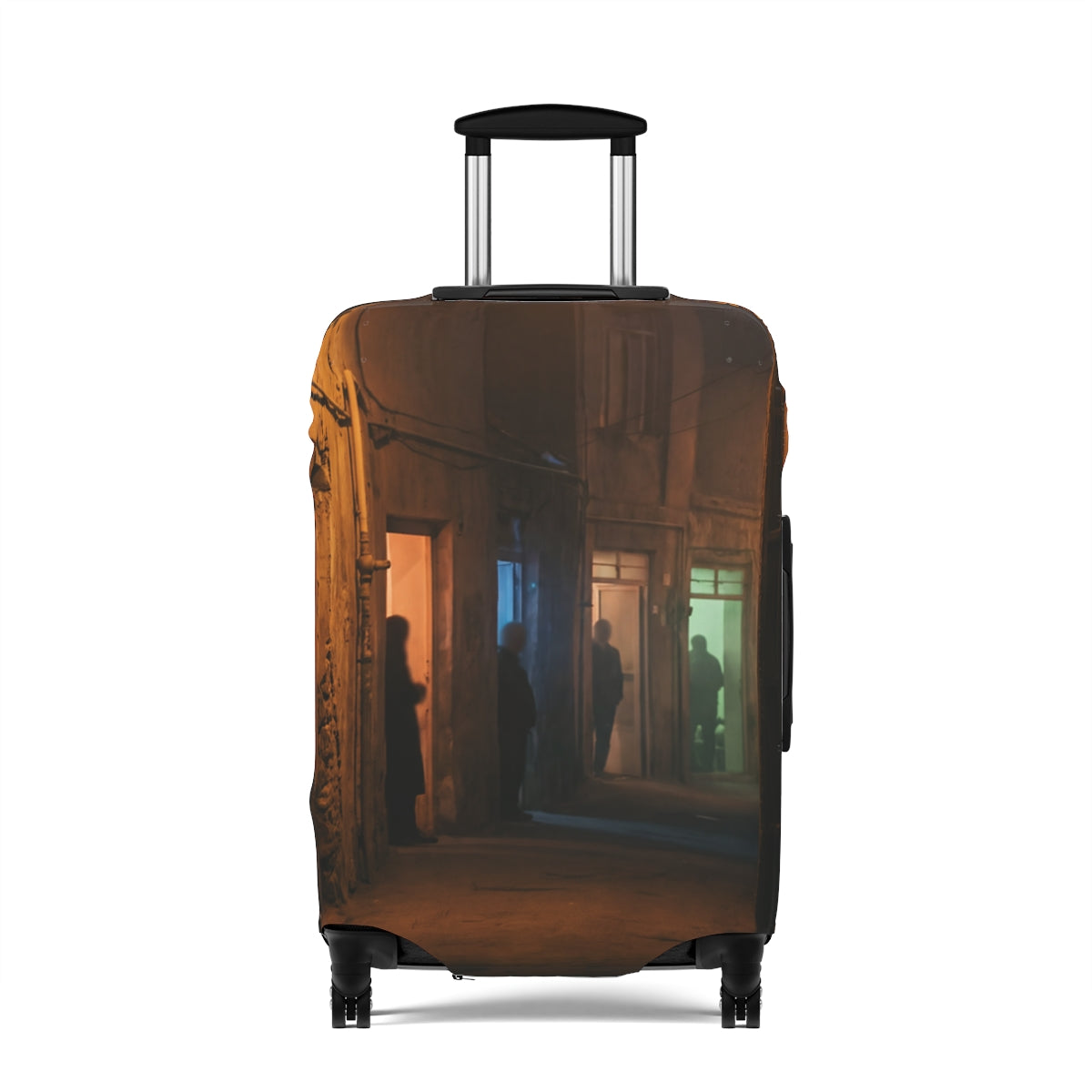 Luggage Cover - Shadowed Alleyway Mystery Art Print |...