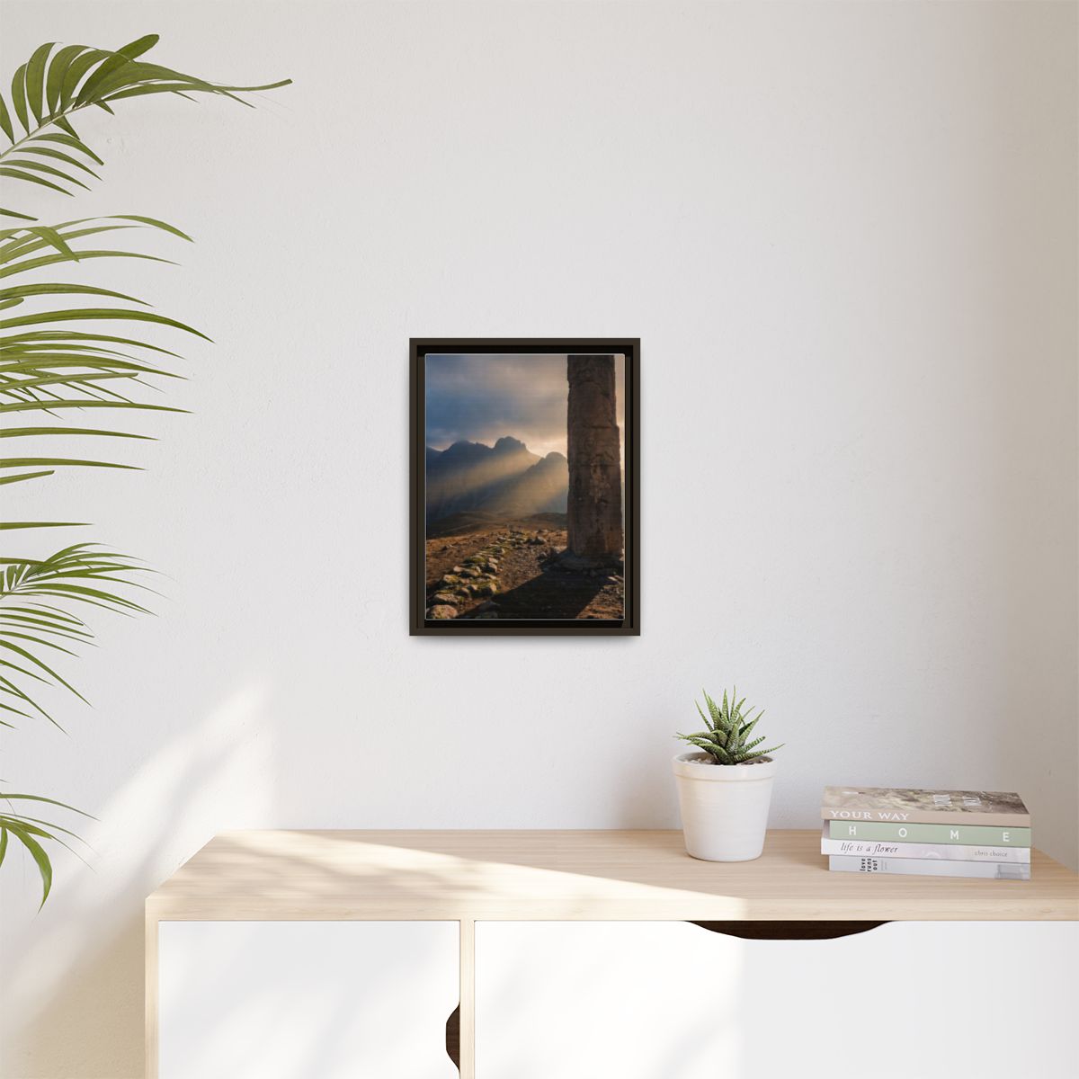 Matte Canvas, Framed - Mystic Monolith Ancient Persian... |...