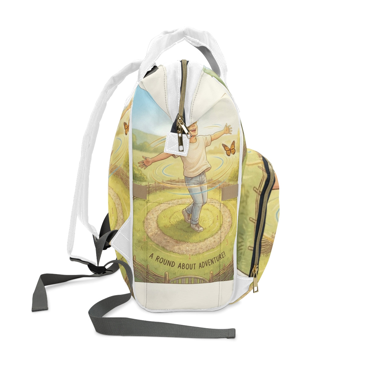 Diaper Backpack - Meadow Adventure Labyrinth | Echovira...