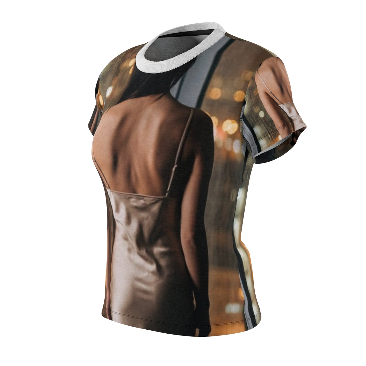 Women's Cut & Sew Tee - Rainscape Silhouette | Echovira...
