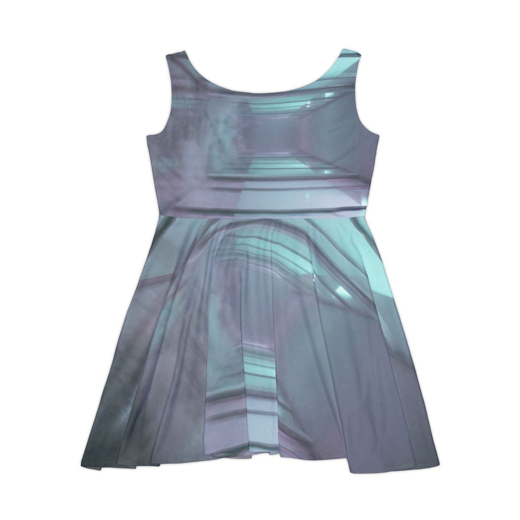 Women's Skater Dress - Liminal Corridor Fog Art Print |...