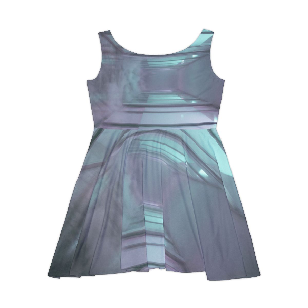 Women's Skater Dress - Liminal Corridor Fog Art Print |...