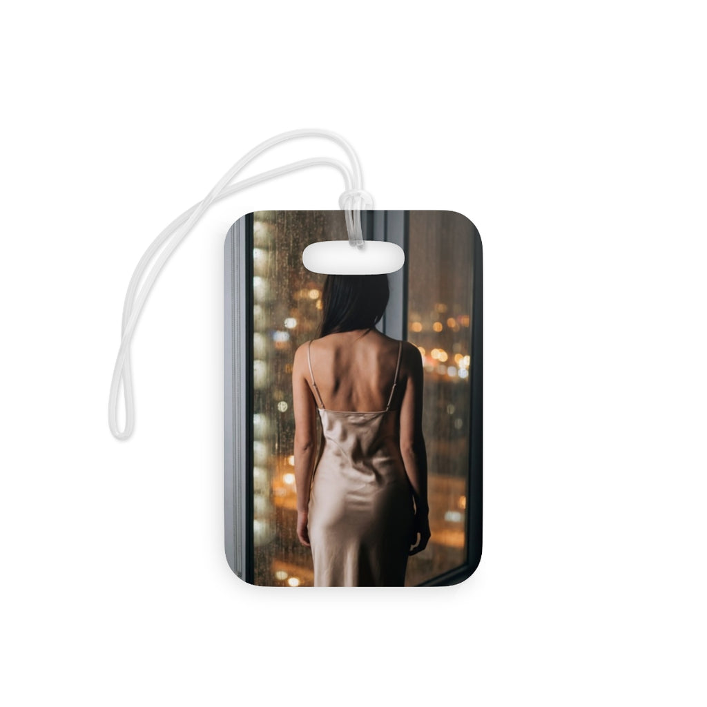 Luggage Tags - Shimmering City Grid (3pcs) | Echovira...