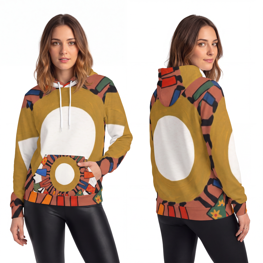 Fashion Hoodie - Unity Mandala Folk Art