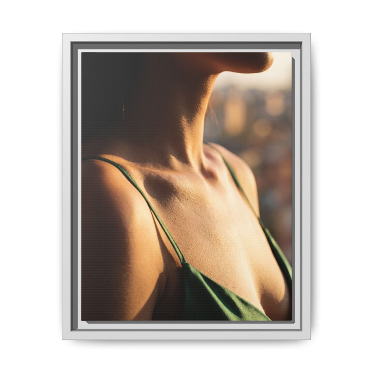 Framed Matte Canvas - Sunlit Muse