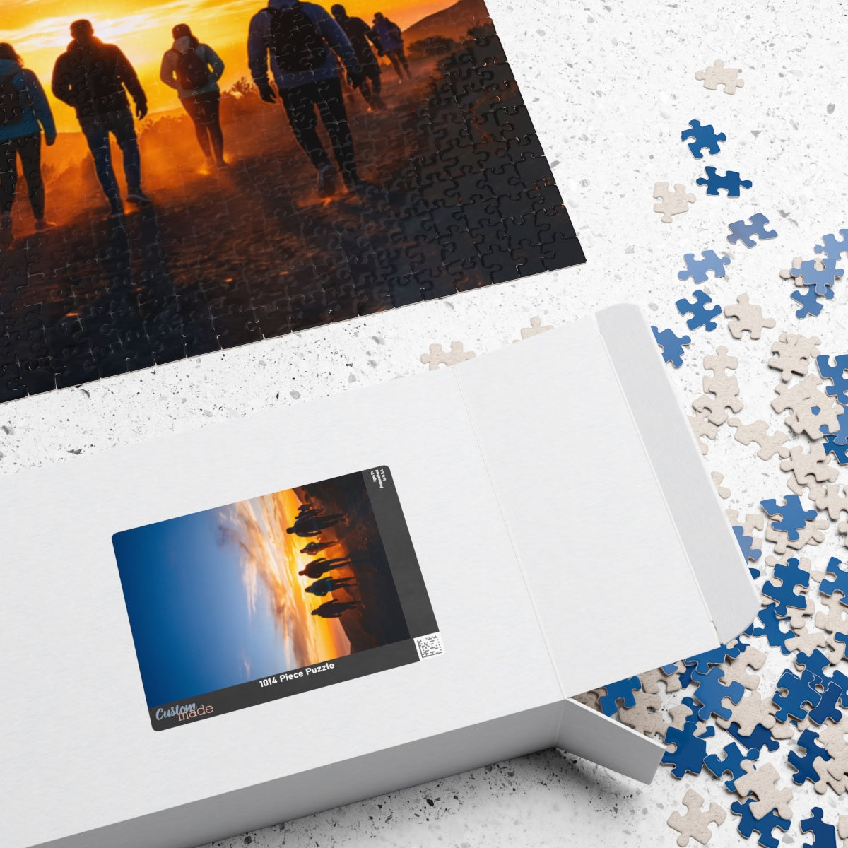 Puzzle - Golden Hiker Dawn