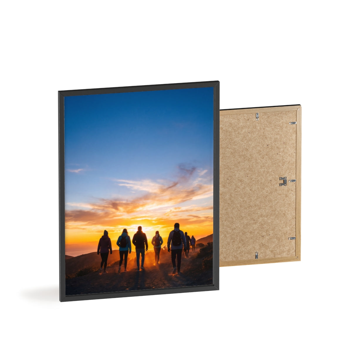 Posters with Wooden Frame - Sunrise Journey