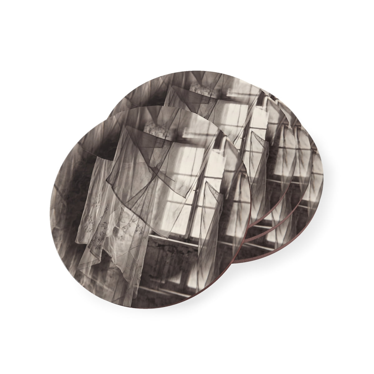 Coasters - Spectral Veils (1 & 4 pcs) | Echovira Gallery