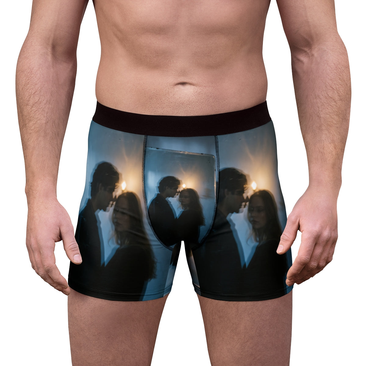 Men's Boxer Briefs - Midnight Reflections - Moody Men's... |...