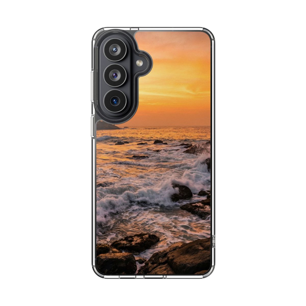 Clear Impact-Resistant Cases - Clear Phone Case - Sunset......