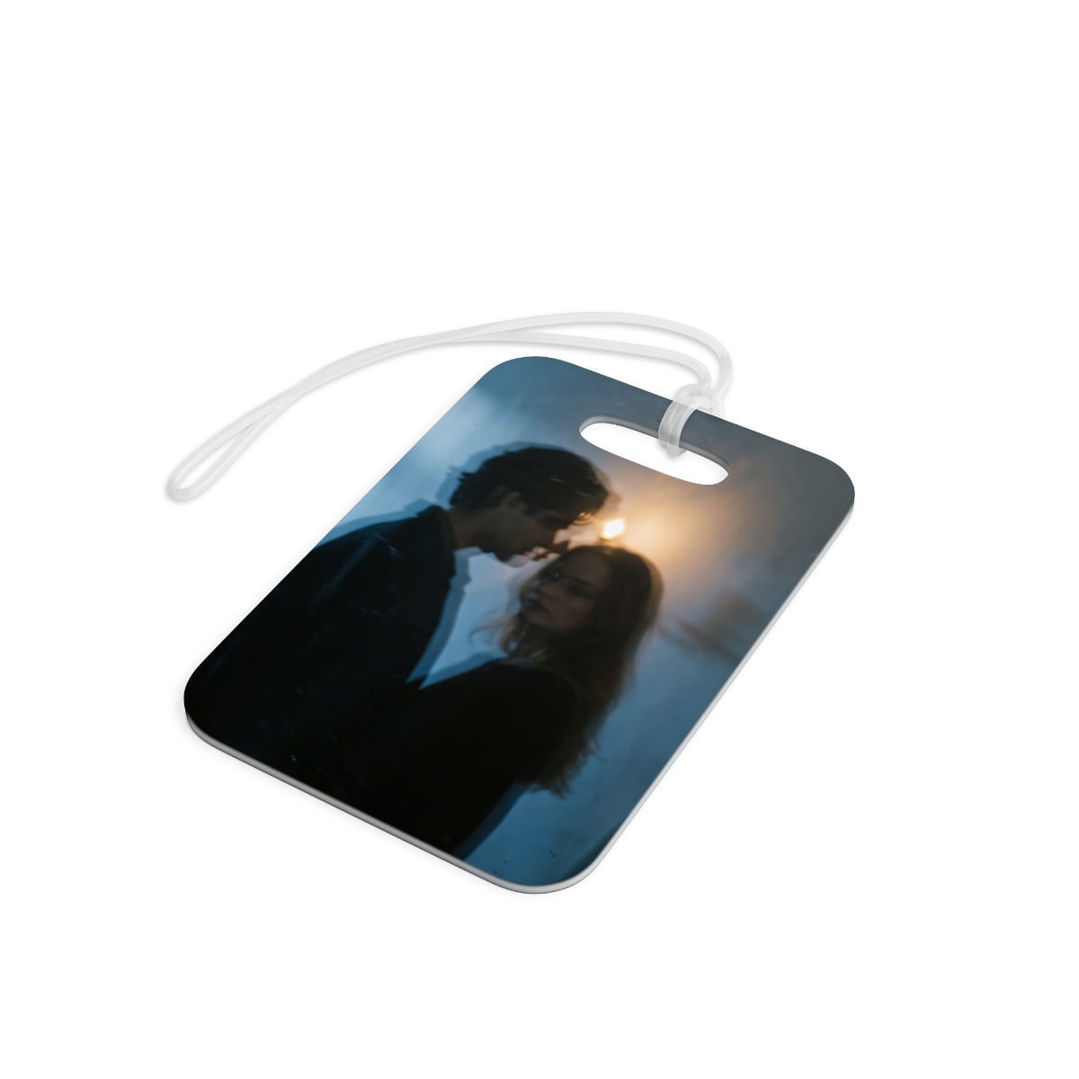 Midnight Shadow Luggage Tags - Aesthetic Travel Accessories...