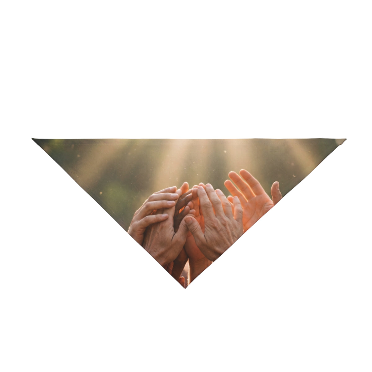 Pet Bandana - Golden Rays of Unity Wall Art | Echovira...