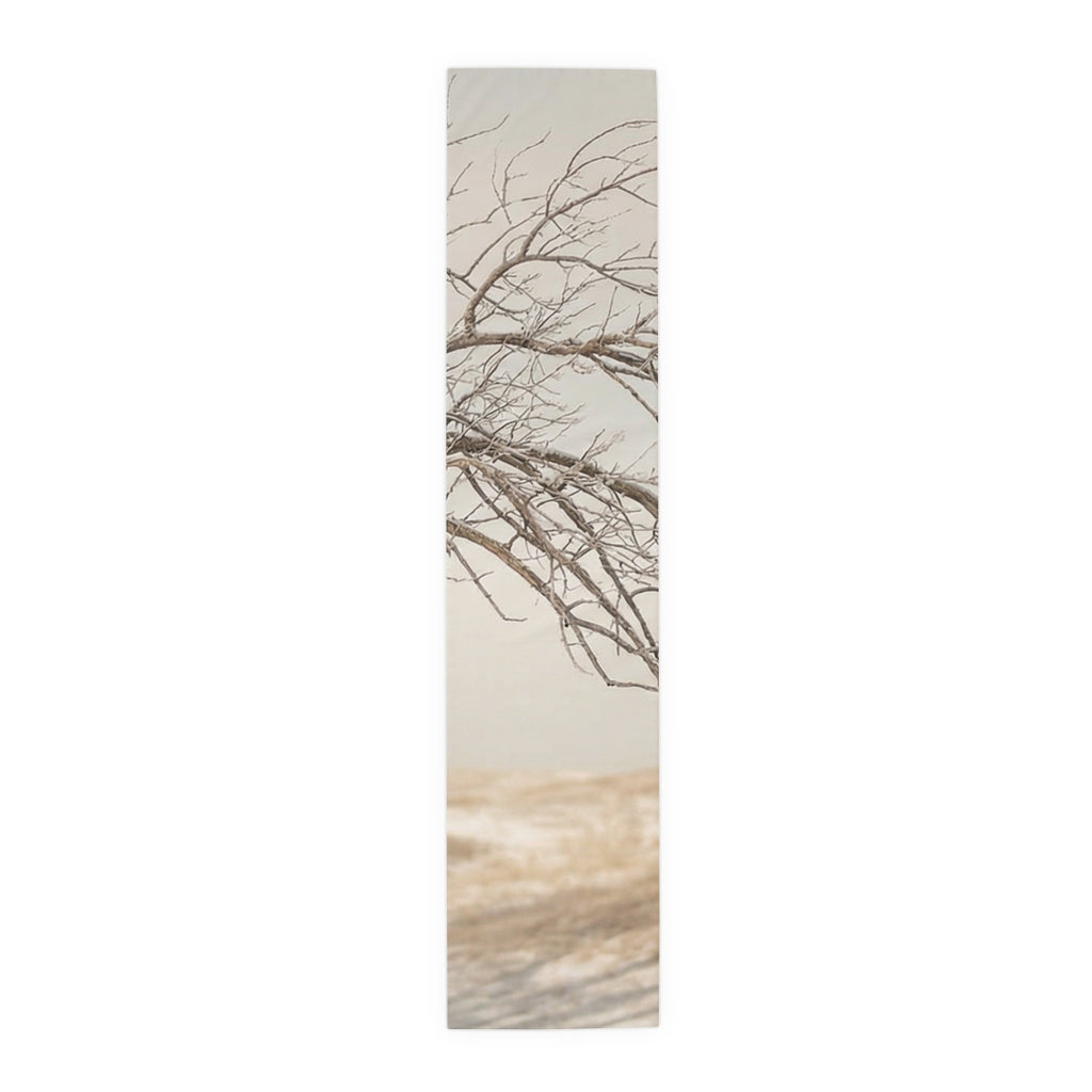 Table Runner - Winter Solitude Horizon | Echovira Gallery