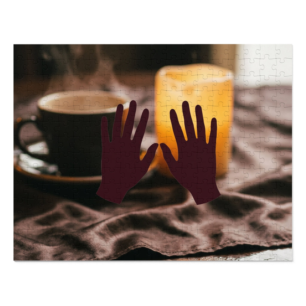 Jigsaw Puzzle with Tin - Coffee Solace Dark Academia... |...