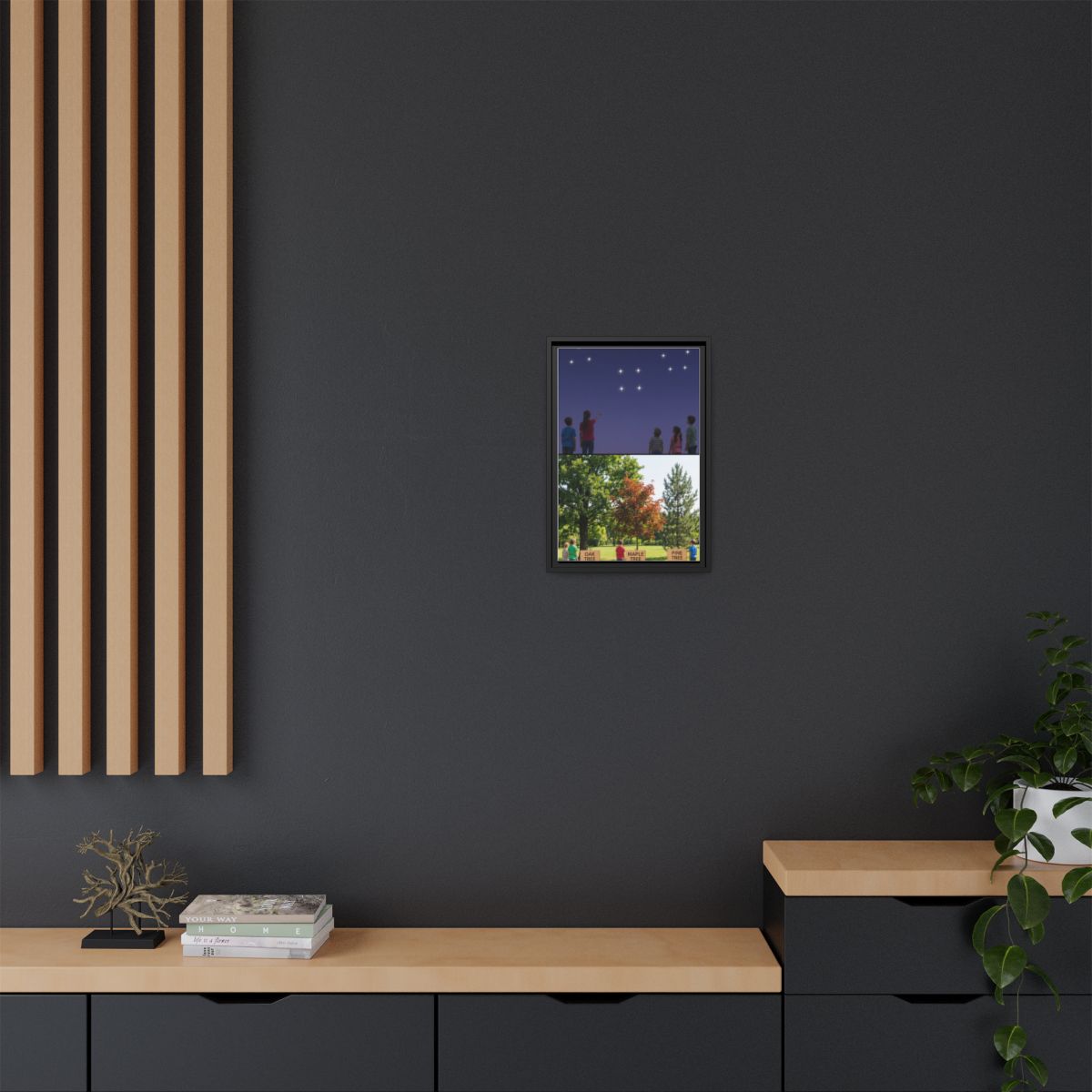 Framed Matte Canvas - Discovery — Black / 1.25"